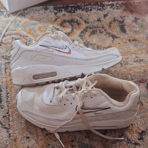 Nike Air Max White with Multicolor Accents